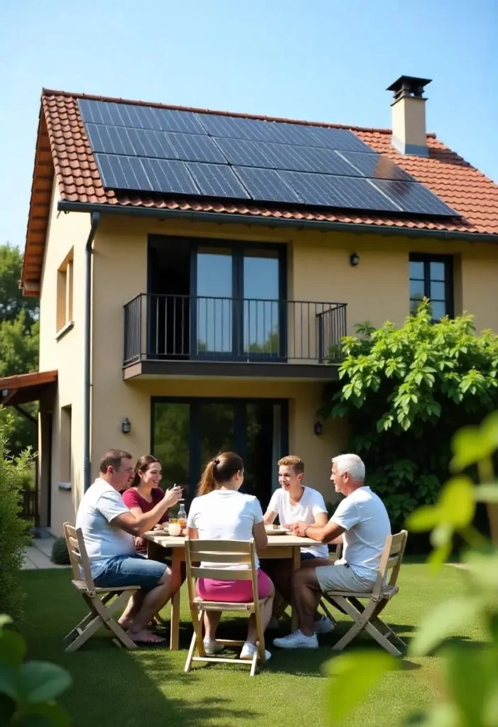 Instalación de placas solares en vivienda unifamiliar