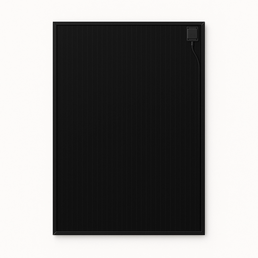 Panel solar monocristalino Full Black para instalaciones solares