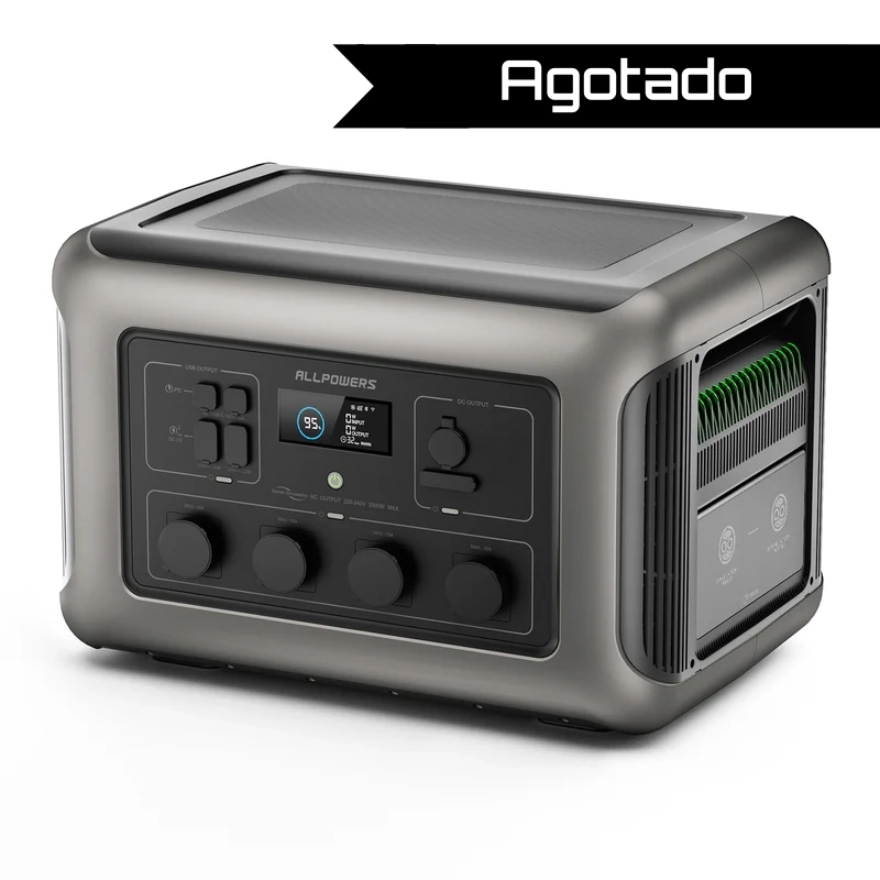 Estación de energía portátil ALLPOWERS R3500 de 3500 W para usuarios avanzados