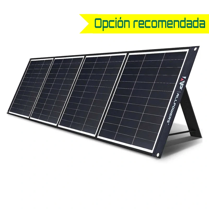 Placa solar portátil plegable ALLPOWERS SP035 de 200 W de alta eficiencia