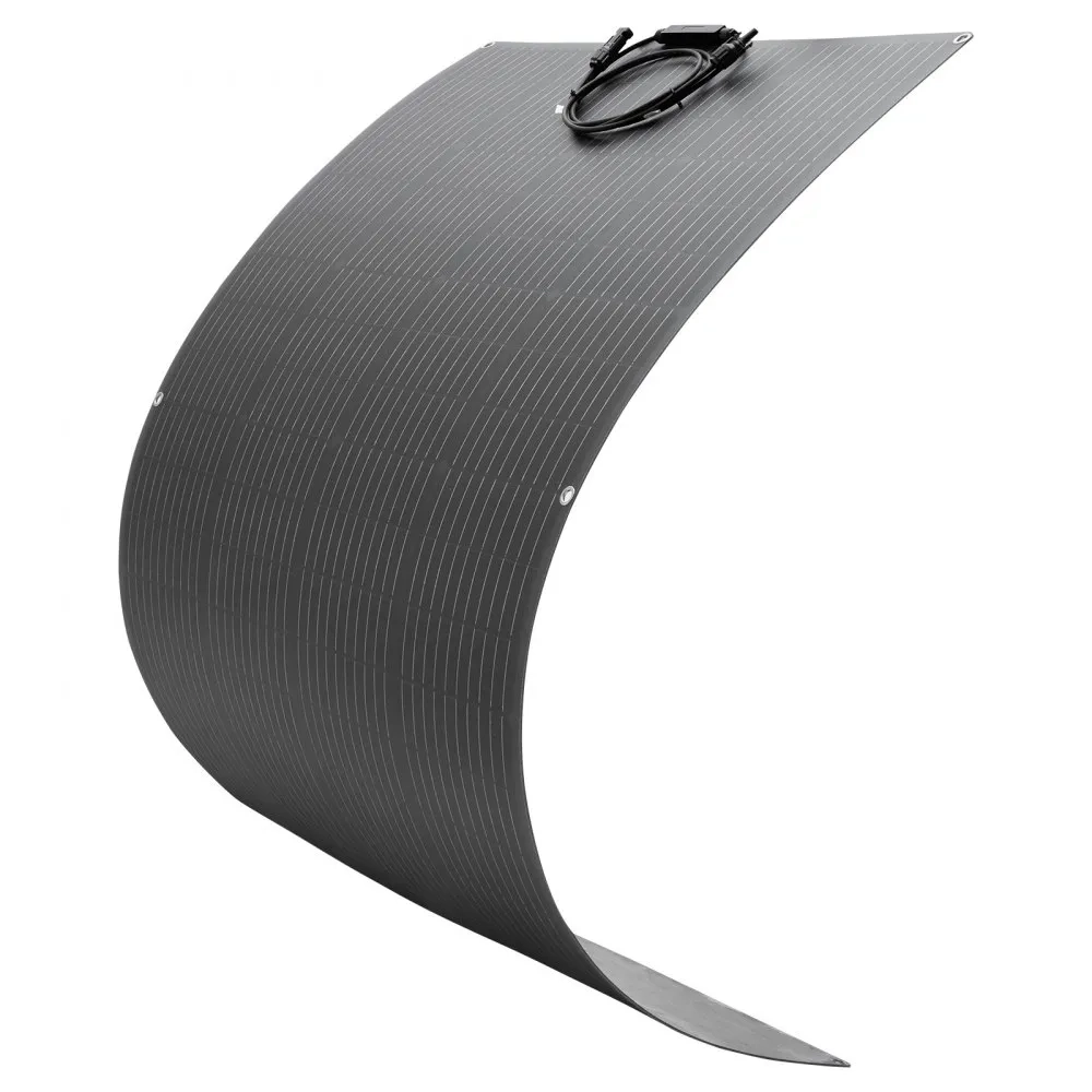 Placa solar flexible VEVOR monocristalina de 200 W para campers y uso móvil